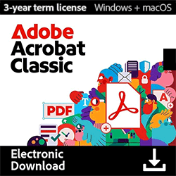 Adobe Acrobat PDF 3 Year License - Advertisement